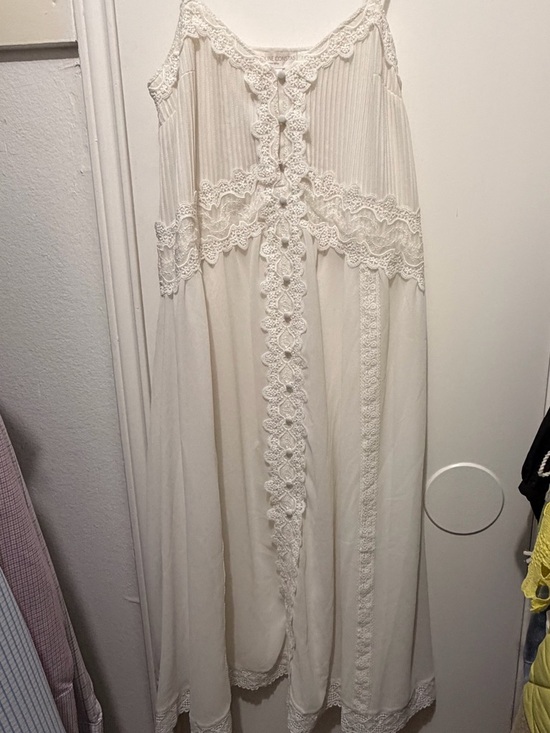Caroline Constas Dresses & Skirts - Caroline Constas Ivory Crochet-Trim Slip